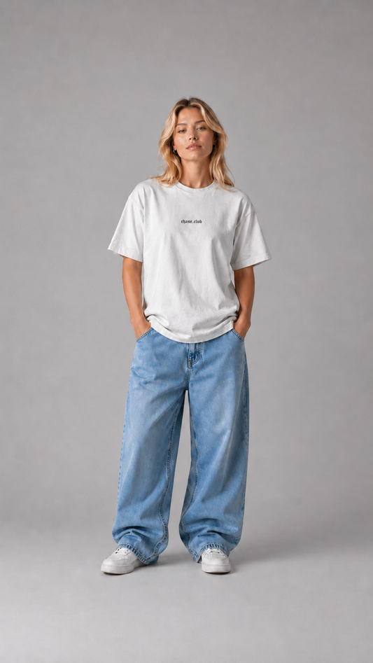 SOMMER︱Oversized T-skjorte – Hvit