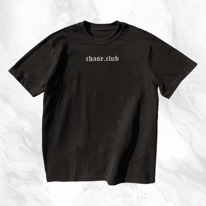 Chase Club Oversized Tshirt - Black