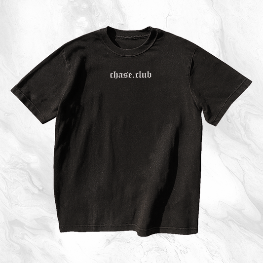 Chase Club Oversized Tshirt - Black